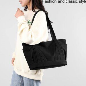 Women Tote Bag Canvas Casual Top Handle Satchel Large